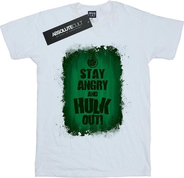 Immagine prodotto Maglietta Hulk Uomo Stay Angry (S)
