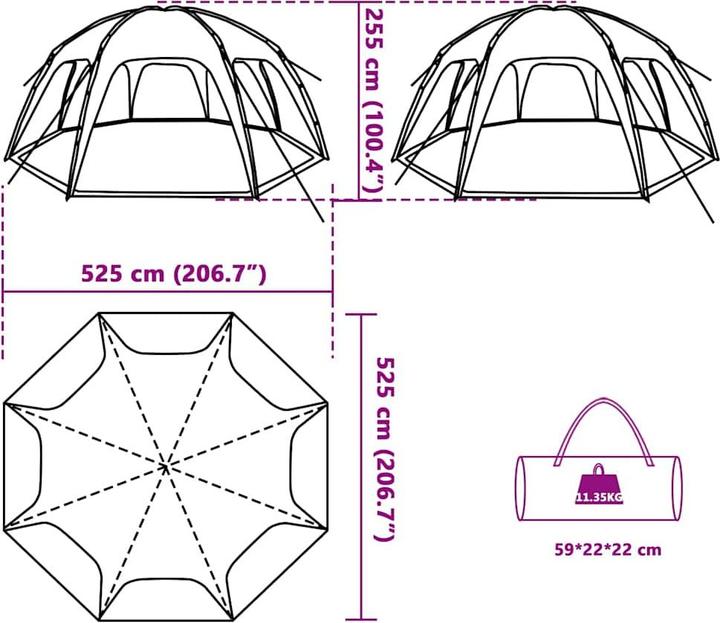 Produktbild VidaXL Randee (525 cm, 525 cm)