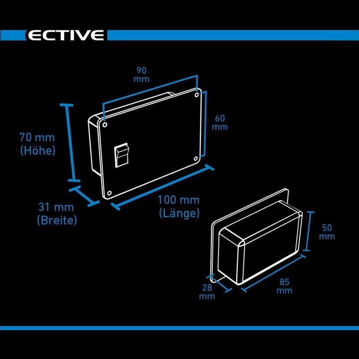 Immagine prodotto Ective RC2 Telecomando con indicatore del livello di carica per inverter