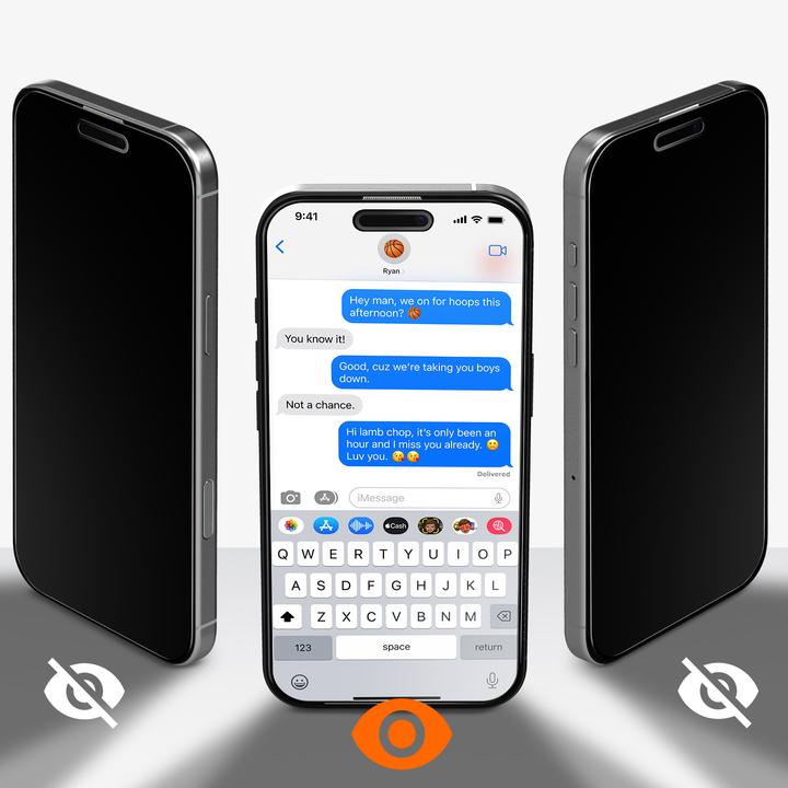 Actual product image Avizar ClearGuard Privacy Film (1 Piece, Apple iPhone 16 Pro)