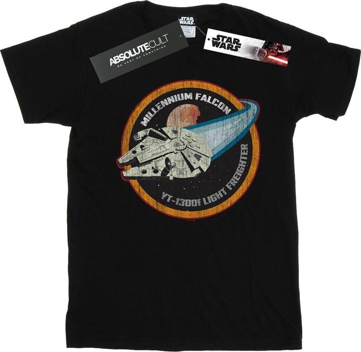 Produktbild Star Wars Millennium Falcon Badge TShirt (XXL)