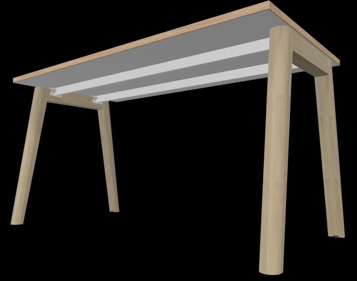 Actual product image Narbutas Nova Wood desk (1400 x 700 x 740 mm)