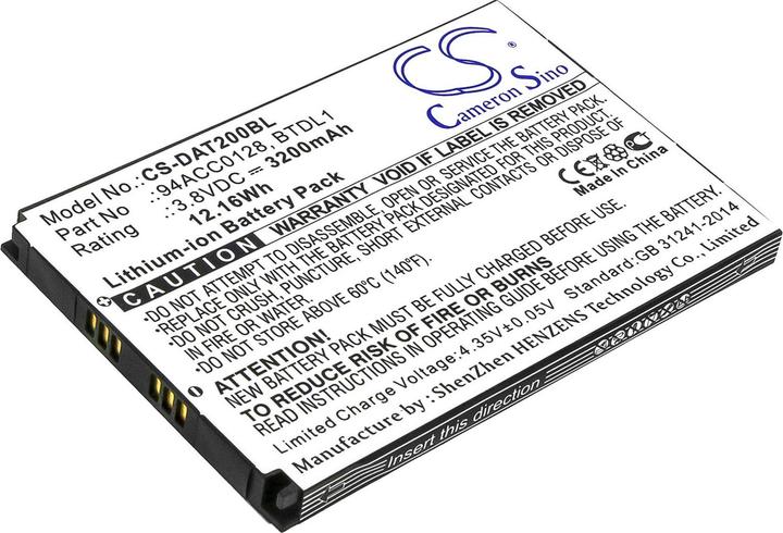Actual product image AGI Battery compatible with Datalogic 94ACC0128