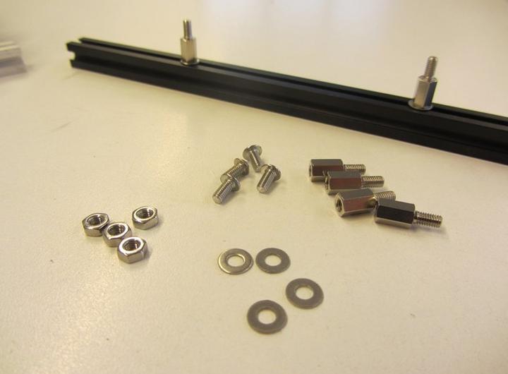 Actual product image MakerBeam Standoffs or spacers (Various, Makerbeam Projects, Construction kit)