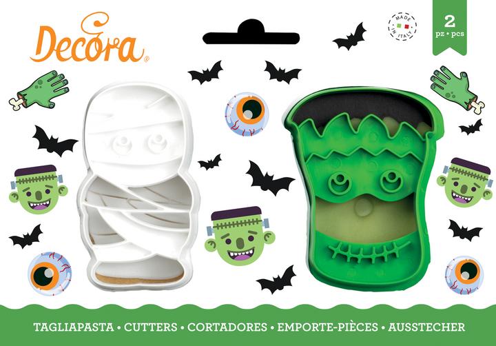 Image du produit Decora Set de gaufrage et d'emporte-pièce Monstre