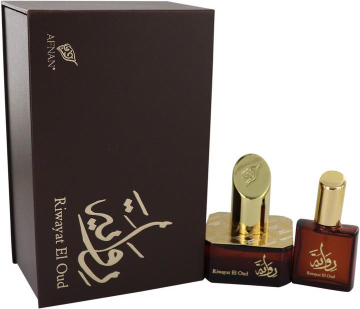 Image du produit Afnan Riwayat El Oud by Eau de Parfum Spray + Free.67 oz Travel EDP Spray 50 ml (Eau de parfum, 50 ml)