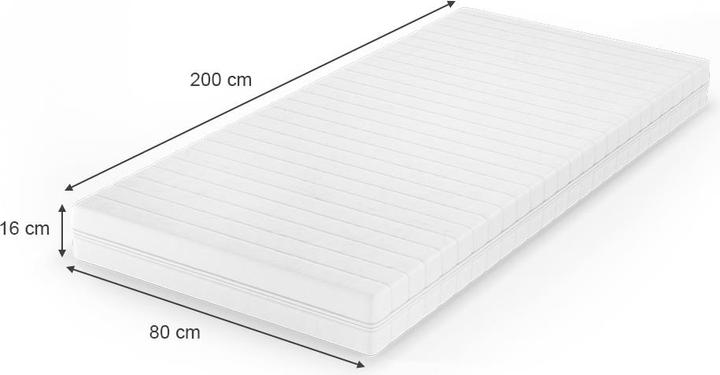 Image du produit VitaliSpa Foamy (80 x 200 cm, Noyau de mousse)