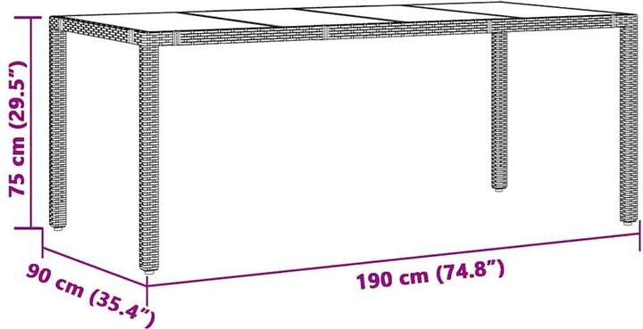 Actual product image VidaXL Bad Segeberg (90 cm)