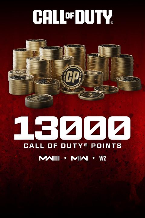 Actual product image Microsoft Xbox Call of Duty Points - 13,000 Download Code