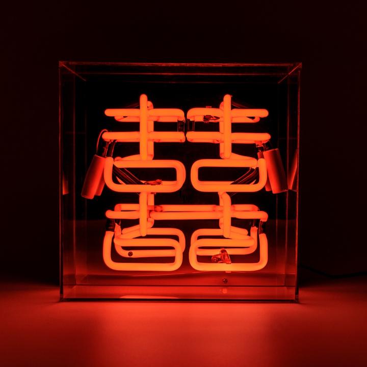 Actual product image Locomocean Square Acrylic Box Neon - Double Happiness