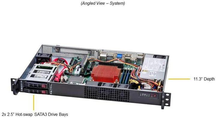 Immagine prodotto Supermicro Barebone IoT SuperServer SYS-111AD-HN2