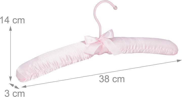 Image du produit Relaxdays Cintre en satin Set (1 x)