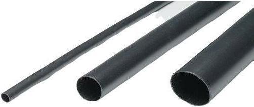 Actual product image RND Electronics Heat shrink tubing ethylene vinyl acetate, 6... 28mm, Black, 1.2m