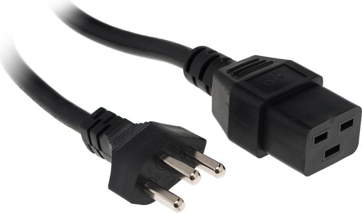 Actual product image Diggelmann Power cable T23 to C19 (1.75 m)