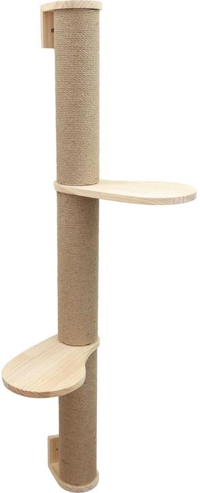 Actual product image Kerbl Timber scratching post for cats (127 cm, Light brown)