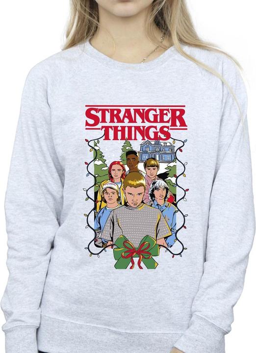 Produktbild Netflix Stranger Things Christmas Poster Sweatshirt (M)