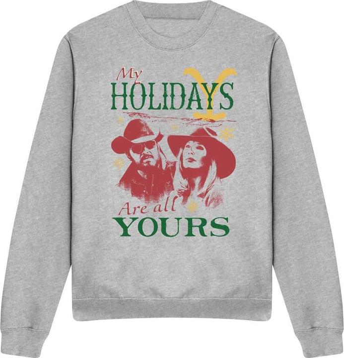 Produktbild Yellowstone My Holidays Are All Yours Sweatshirt weihnachtliches Design (L)