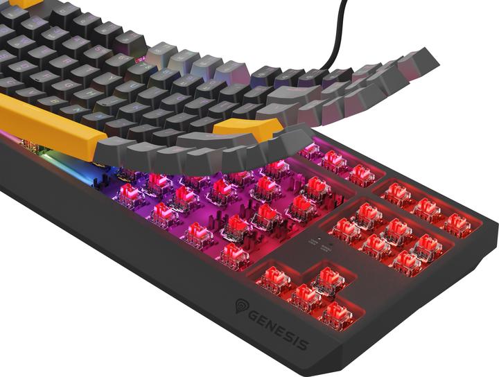 Produktbild Genesis Thor 230 TKL Anchor Gray Positive RGB Outemu Red (US, Kabelgebunden)
