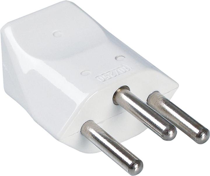 Image du produit Bachmann safety plug Switzerland CH 10A / 250V white
