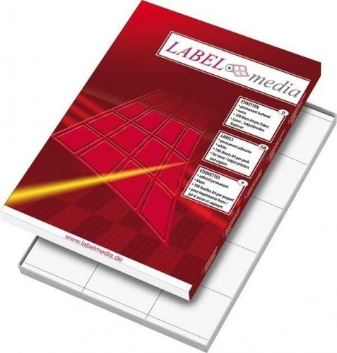 Actual product image Elite Screens Adhesive labels LabelMedia, A4, white, 52.5x21.2 mm, (56) (100) 0707-764