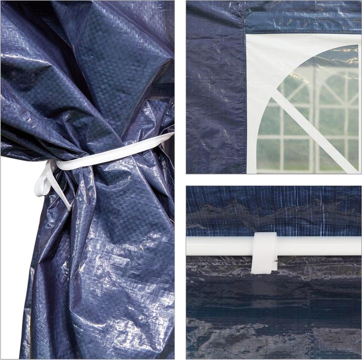 Actual product image Relaxdays 6x pavilion side wall (10 cm, 300 cm)