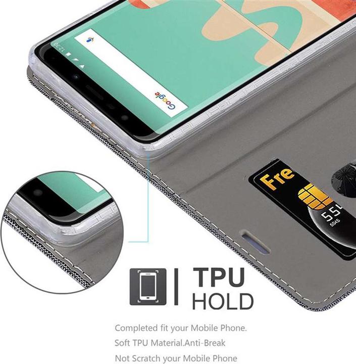 Actual product image Cadorabo Book Jeans Optics Cover (Wiko View Go)