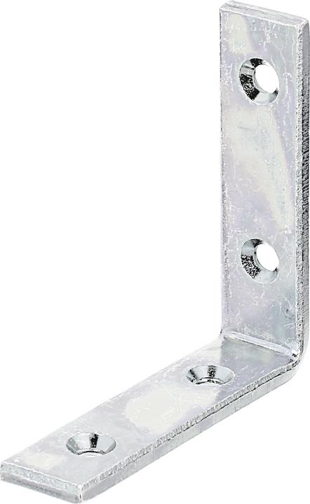 Productafbeelding Alberts Beugel extra sterk 80 x 80 x 20 mm verzinkt, dikke laag gepassiveerd 1 stuks. (1 Pcs.)