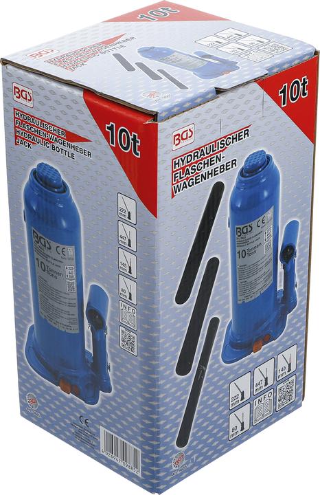 Actual product image BGS Hydraulic Bottle Jack 10 t