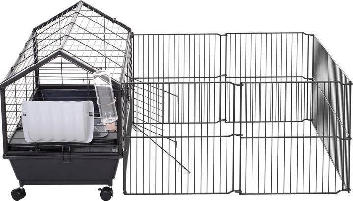Actual product image PawHut Guinea pig cage with outdoor enclosure