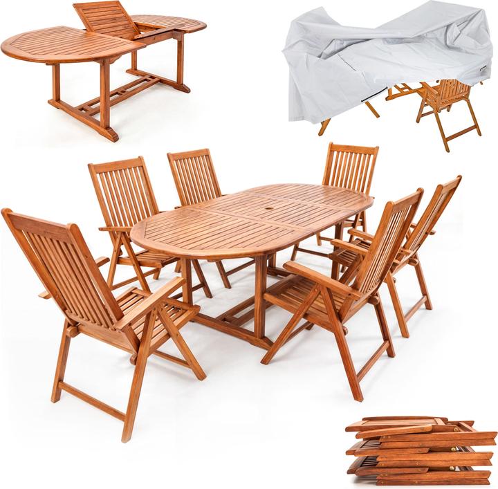 Actual product image Casaria Gartenmöbel Set (100 cm)