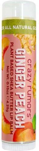 Crazy Rumors Ginger Peach Lip Balm (Balsam, 0.50 ml)