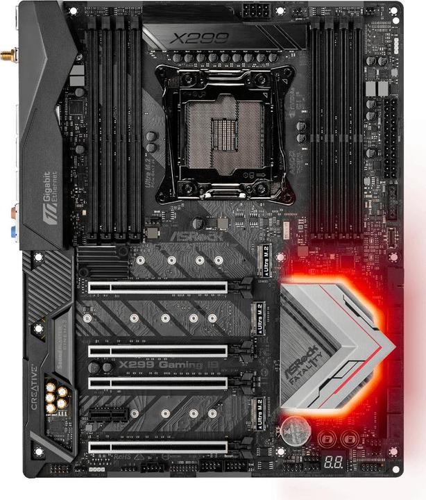 Produktbild AsRock X299 Pro Gaming I9, Atx, Lga2066 (LGA 2066, Intel X299, ATX)
