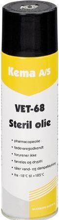 Image du produit ITW olie stérile VET-68 500ml spray til levnedsmiddelindustrien farveløs, drypfri (500 ml)