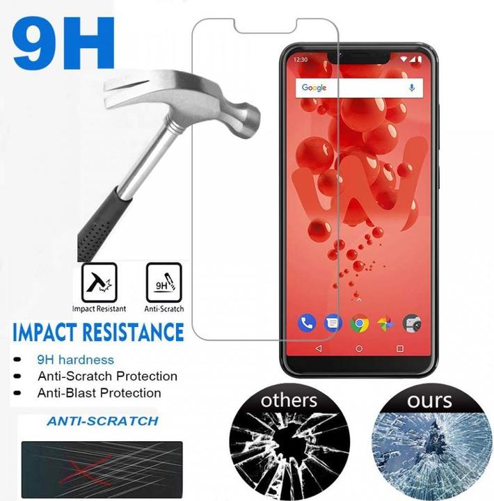 Immagine prodotto Screenguard Wiko View 2 Plus Pellicola protettiva in vetro Custodia Design amichevole (1 Pezzo/i, Wiko View 2 Plus)