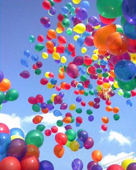 Image du produit CFH Kit hélium HS904 couleurs arc-en-ciel 30 ballons (30 x)