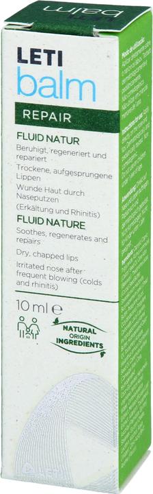 Produktbild Leti balm Fluid Natur - Schützender Nasen- und Lippenbalsam bei trockener und rissiger Haut mit natü (10 ml)