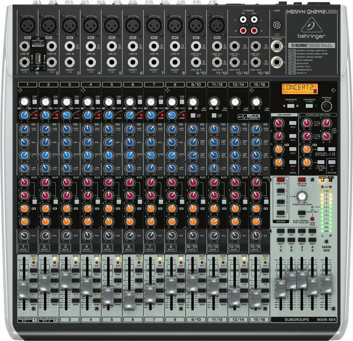 Actual product image Behringer Xenyx QX2442USB (Studio- and Livemixer)