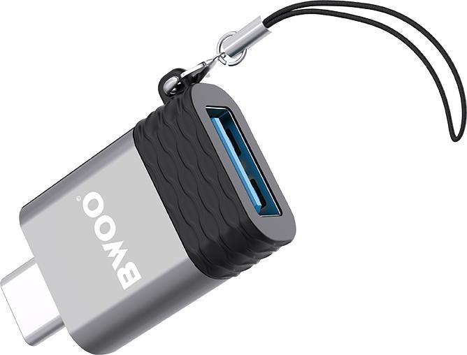 Produktbild Bwoo Adapter BZ-35 USB - USB-C grau OTG