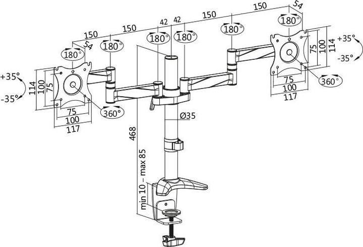Immagine prodotto LogiLink BP0077 (Tavolo, 27")