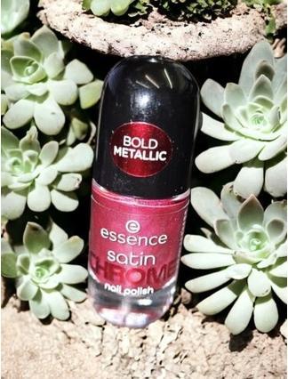 Produktbild essence satin CHROME nail polish (Meta Maroon, Farblack)