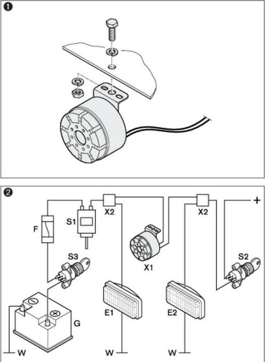 Actual product image Bosch Automotive Reversing warning system