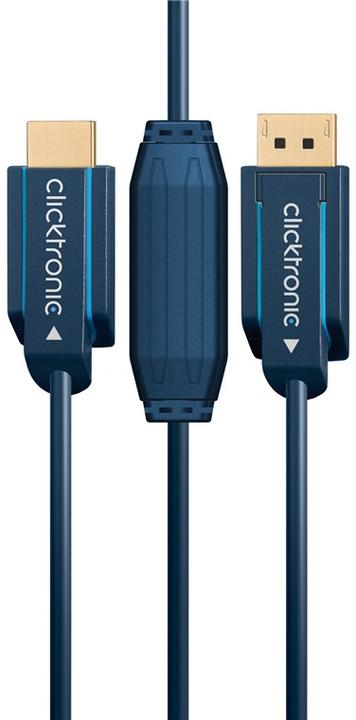 Produktbild clicktronic DisplayPort/HDMI Adapterkabel (10 m, HDMI, DisplayPort)