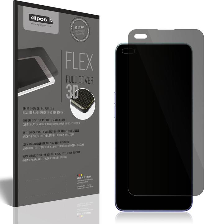 Produktbild Dipos Privacy Sichtschutzfolie Full Cover (1 Stück, Oppo Reno 3 Pro)