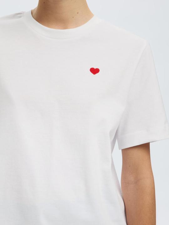 Produktbild Selected Femme Besticktes T-Shirt mit Rundhalsausschnitt (XXL)