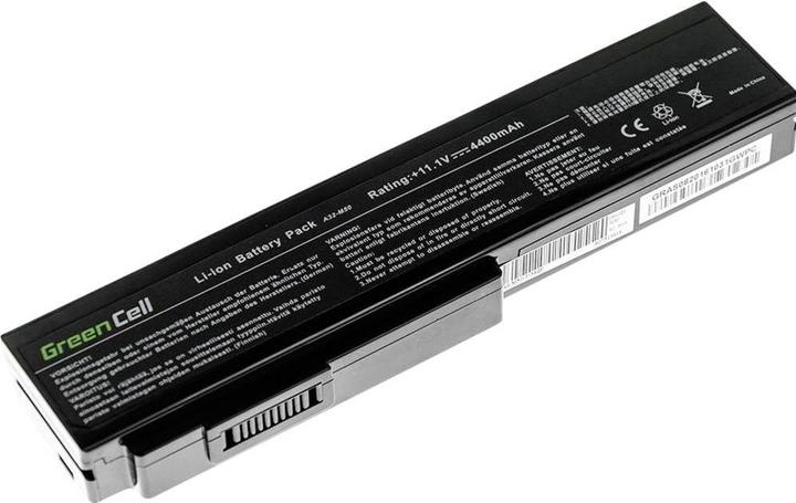 Produktbild GreenCell AS08 - Akku - ASUS - G50 G51 G60 M50 M50V N53 N53SV N61 N61VG N61JV (6 Zellen, 4400 mAh)