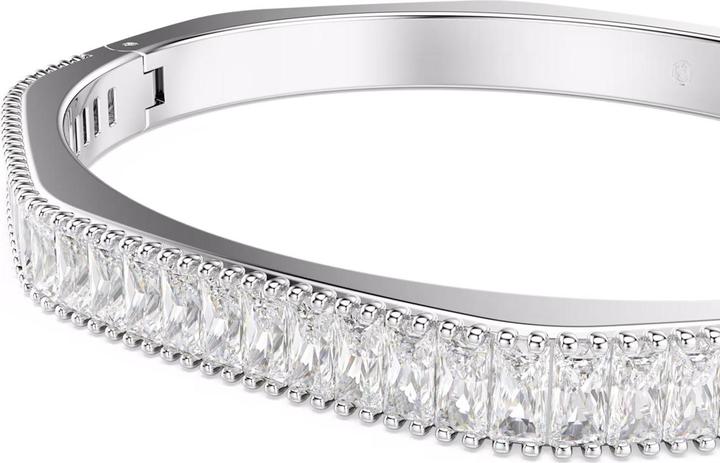Image du produit Swarovski Matrix Armreif Baguette Schliff Weiss (17 cm, Métal Swarovski)