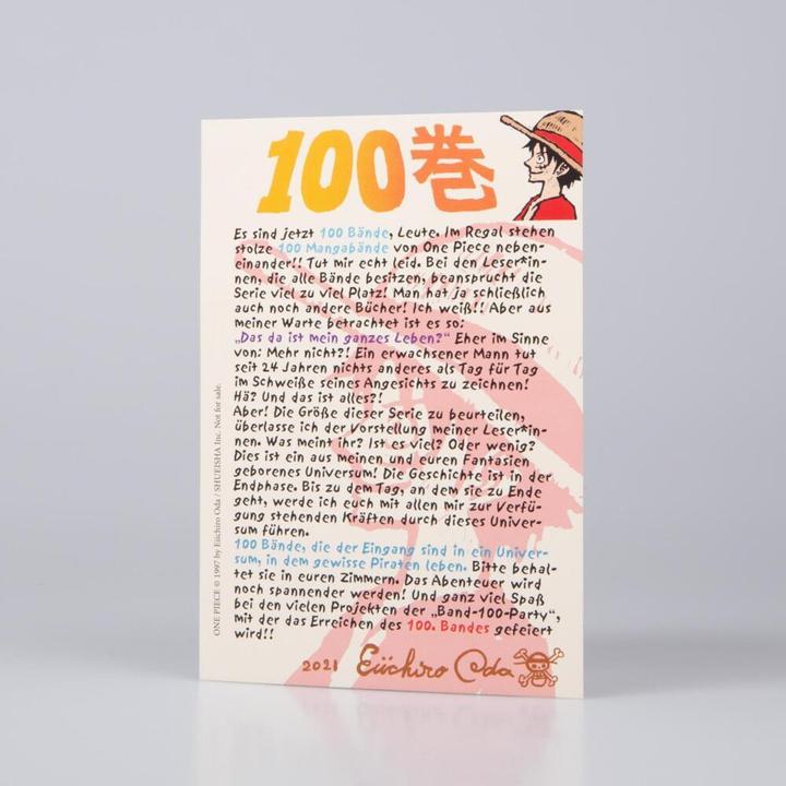 Actual product image One Piece 100 (German, Eiichiro Oda, 2022)