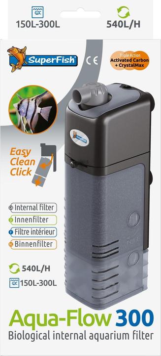 Actual product image SuperFish Aquaflow 300 filter, Product type: Internal filter, Basic colour (300 l, Internal filters, Salt water, Fresh water)