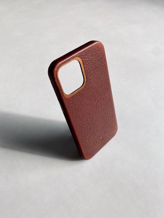 Actual product image Decoded Leather Backcover (Apple iPhone 12 mini)