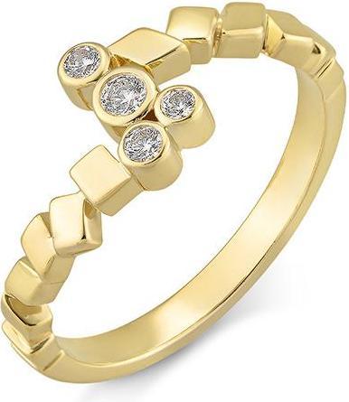 Actual product image Breuning RING - BRILL. 0,128 Ct. H/si (56, 585/14 K Gold)